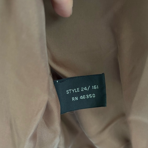 Vintage Leather Bomber Aviator Flight Jacket Women Size 7/8 Chocolate Brown - Picture 14 of 15